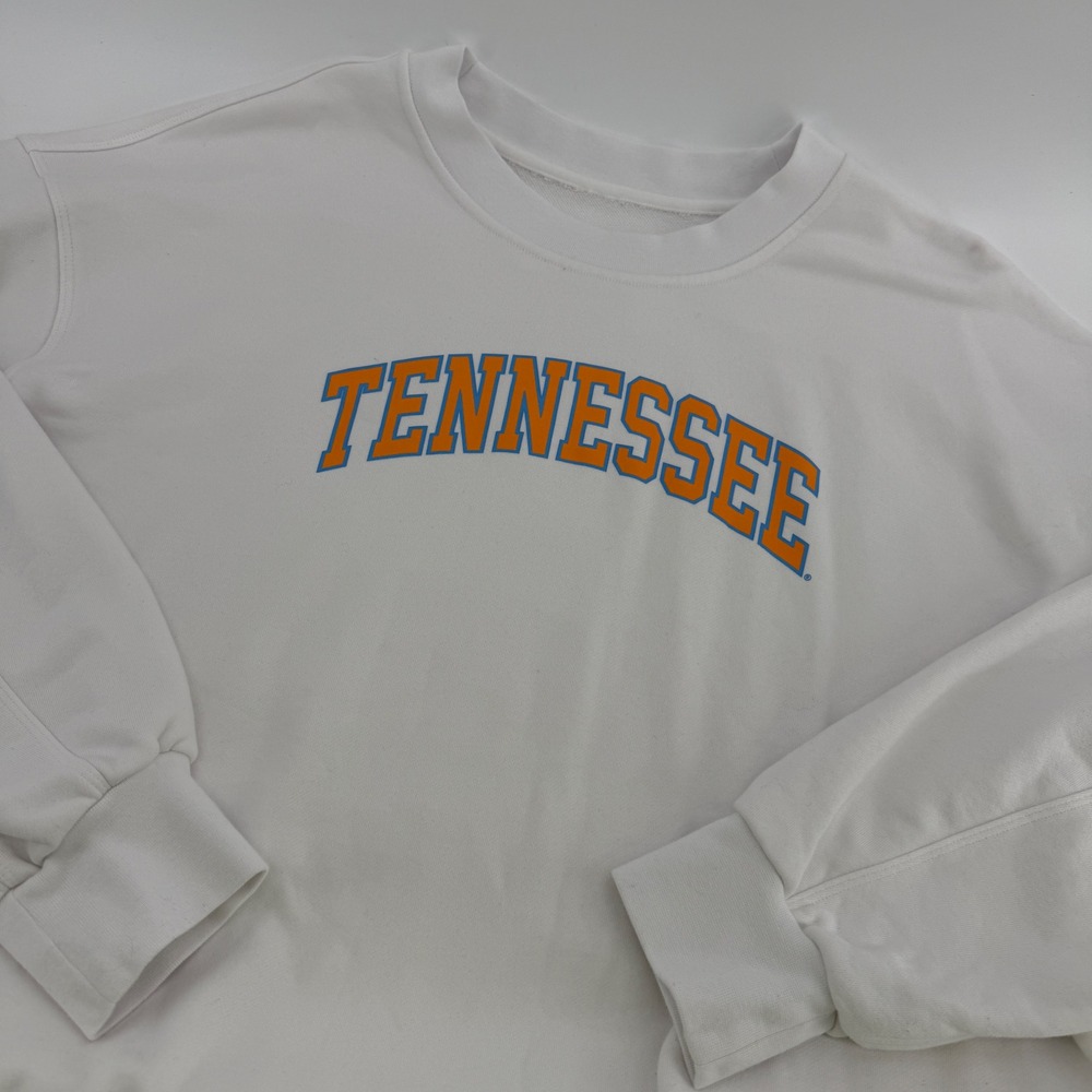 Lululemon Tennessee Collegiate Graphic Crewneck Sweatshirt White Size XL